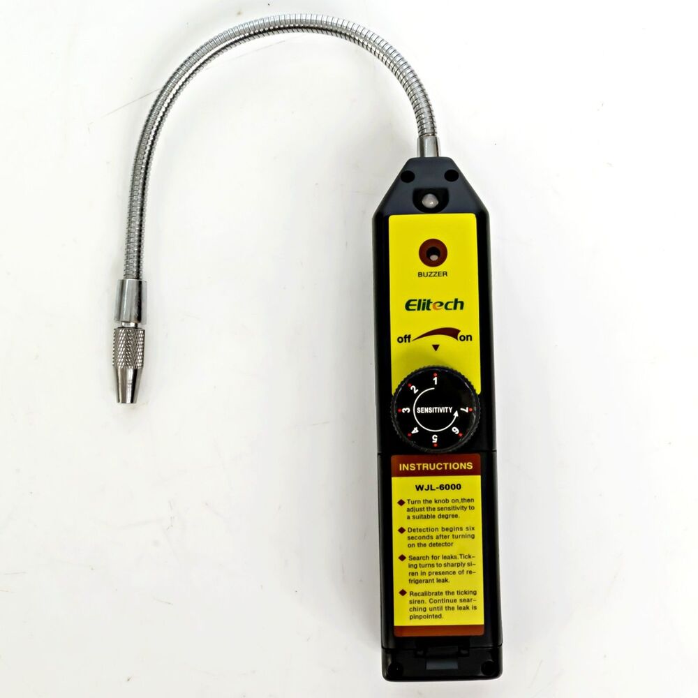 Elitech WJL-6000 Refrigerant Halogen Leak Detector for HVAC